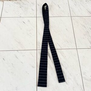Horizontal Striped Tie - Navy